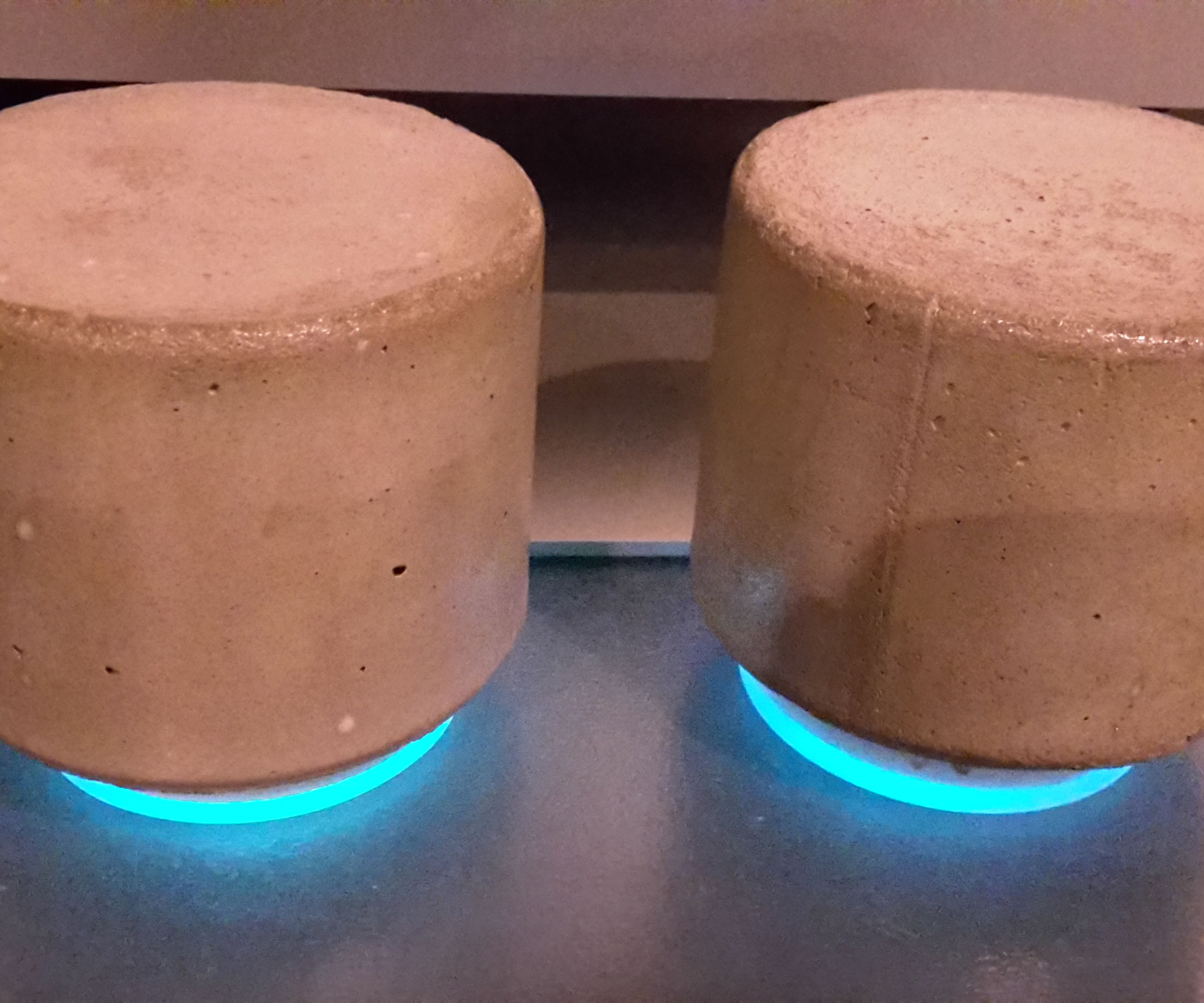 The Multiglow Concrete Speakers