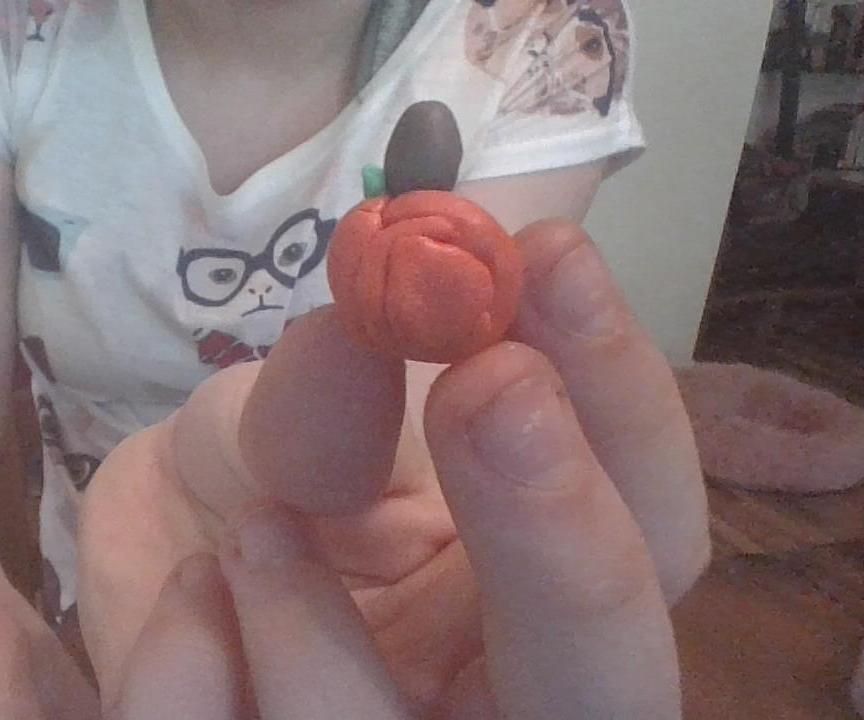 Polymer Clay Pumpkin Mini