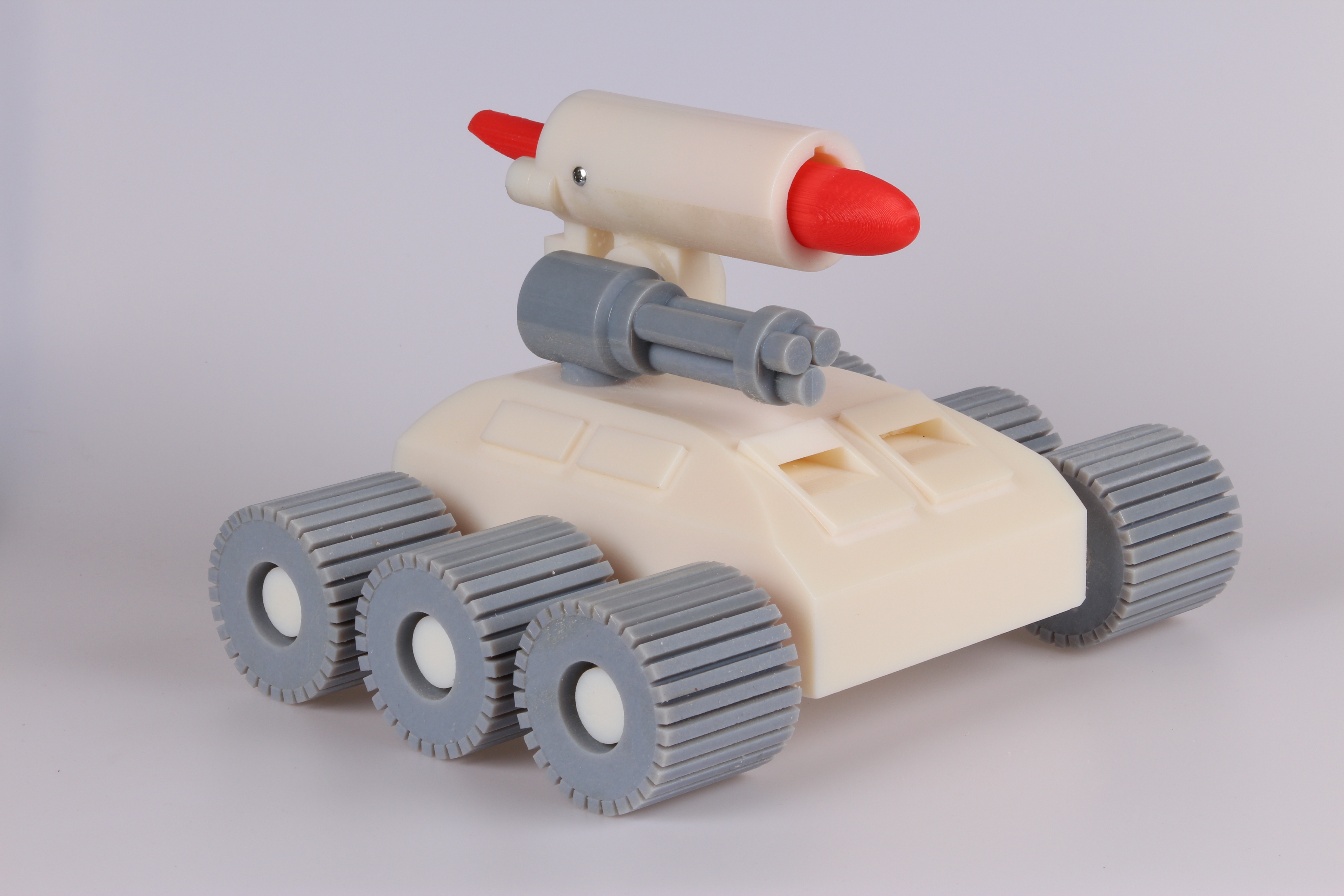 Beginner's Guide to 3D Printing With the Objet Connex 500: How to Build a Missile Launcher Tank (and Clean the Mess You Made in the Process)