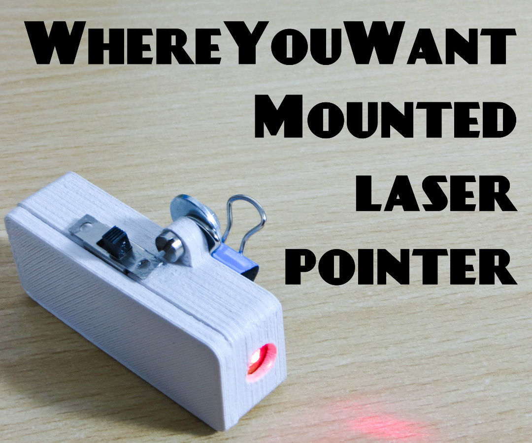 WhereYouWant Mounted Laser Pointer