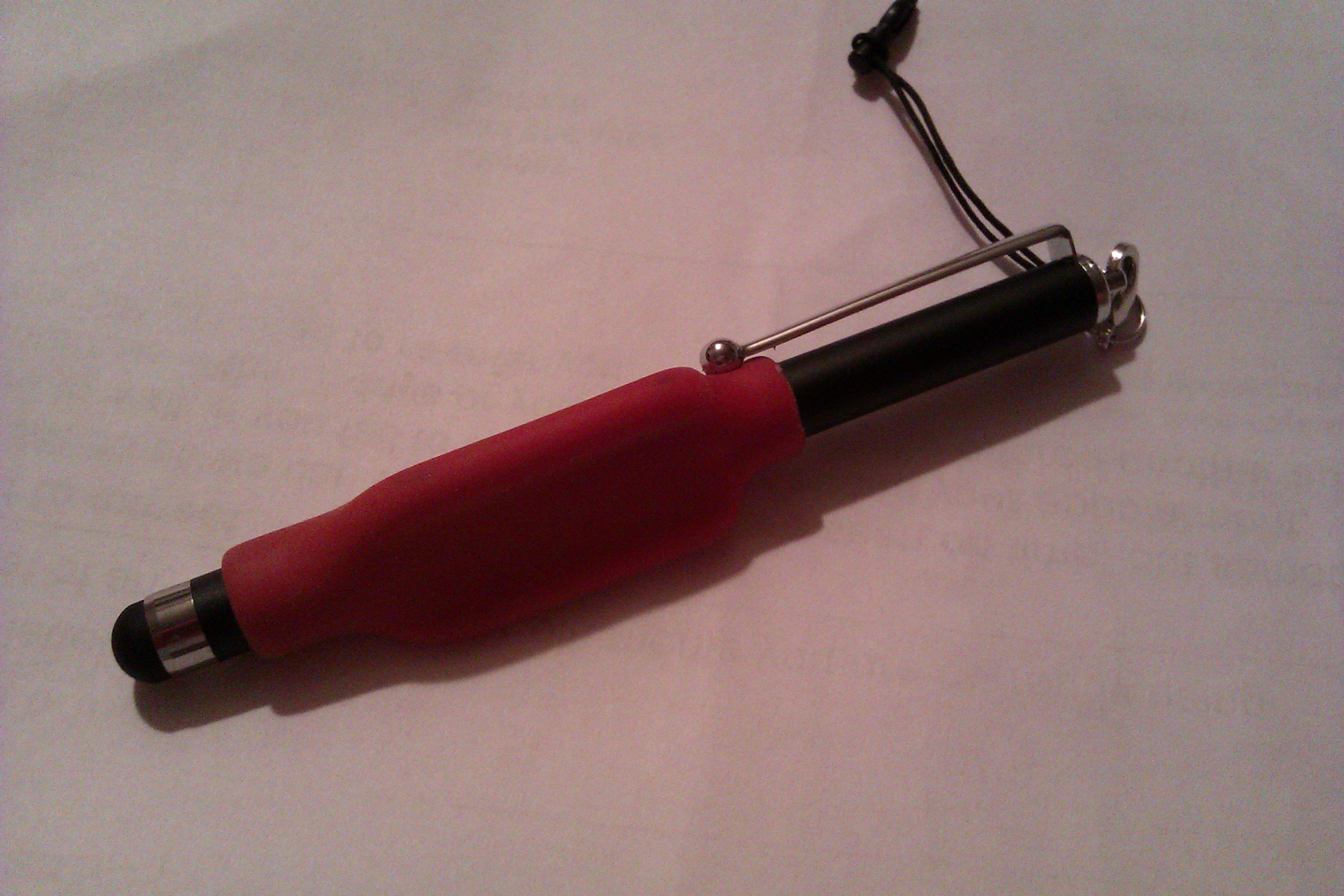 Stylus grip for more recent touchscreen mobile phones with capacitive stylus.