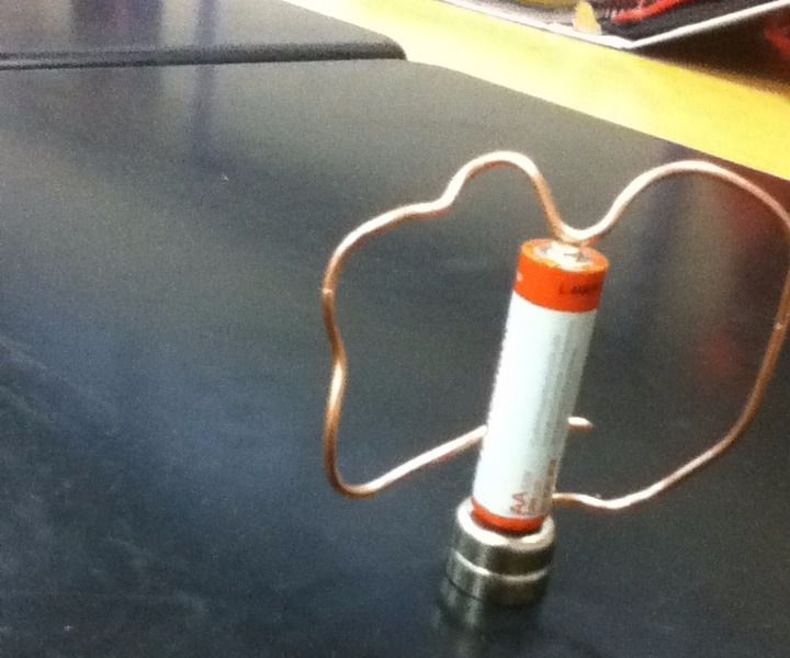 Spinning motor battery!! :3