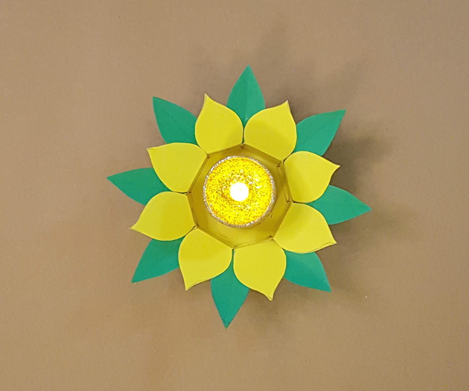 Make Card Candle Holders