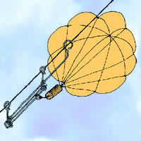Make a Kite Messenger for covert GI JOE Paradrops