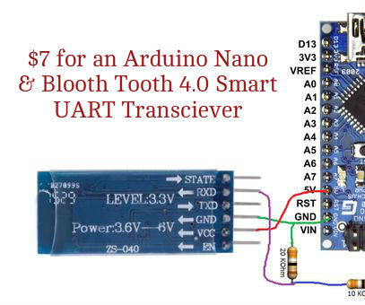 Simplest Bluetooth 4.0 BLE & Arduino for $7
