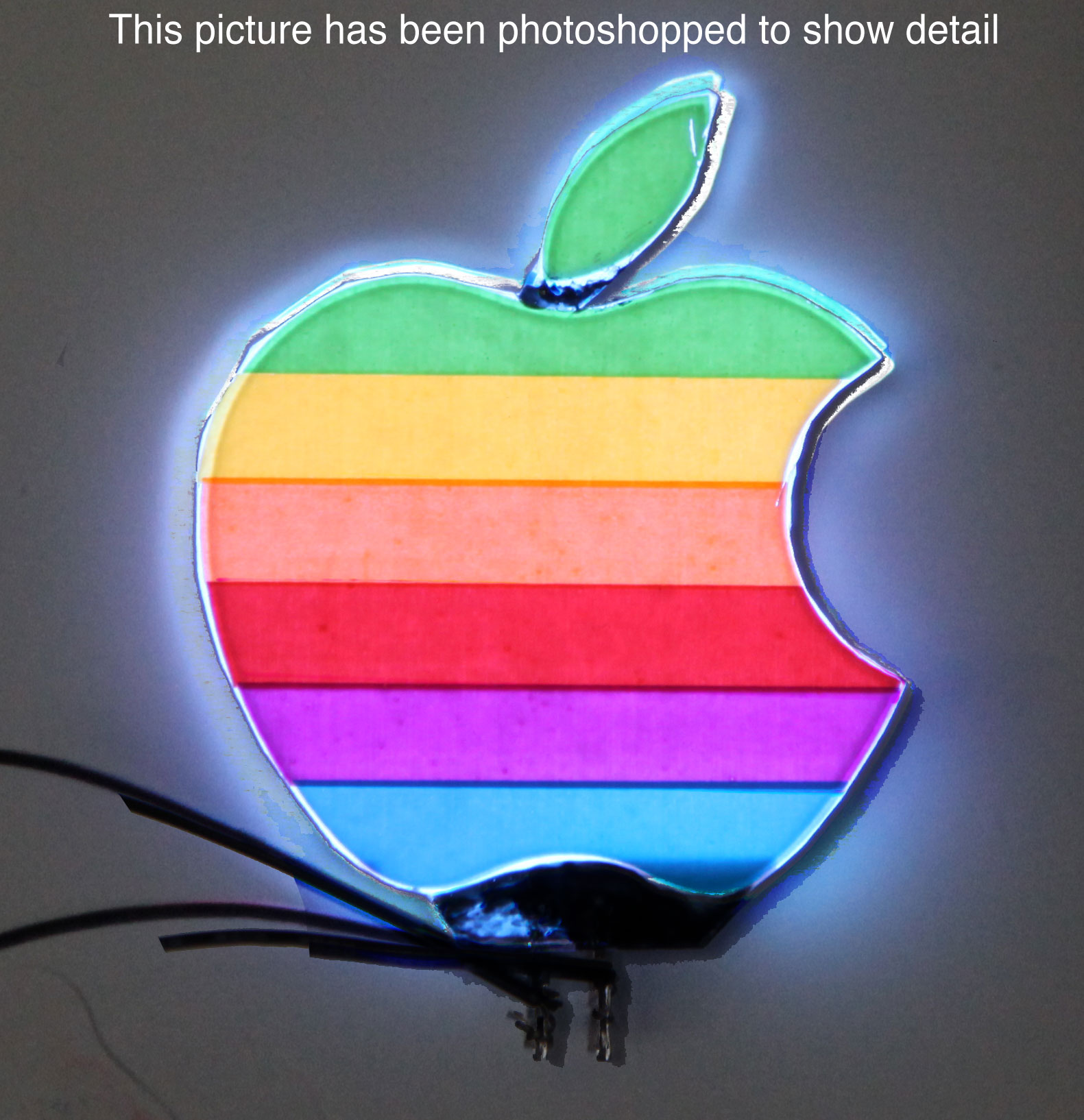 EL Backlit Apple Logo