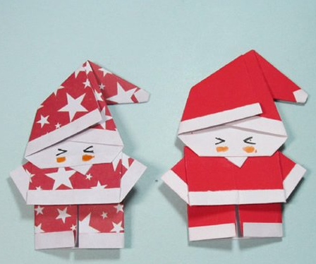 EASY ORIGAMI SANTA CLAUS TUTORIAL