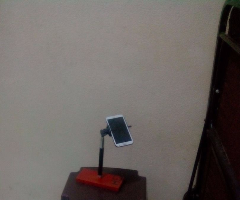 Multi purpose stand for selfie-stick.