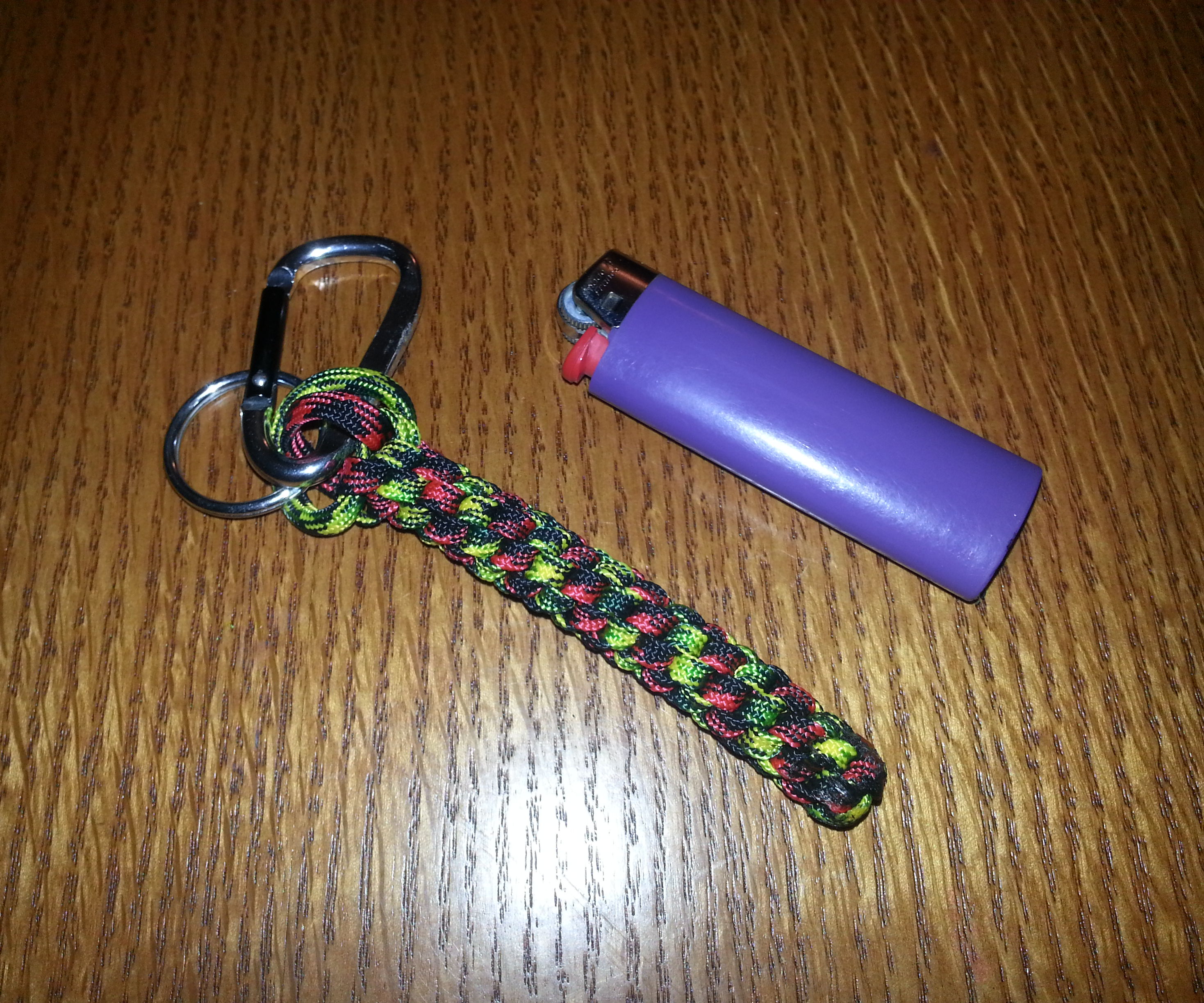Round Paracord Key Fob