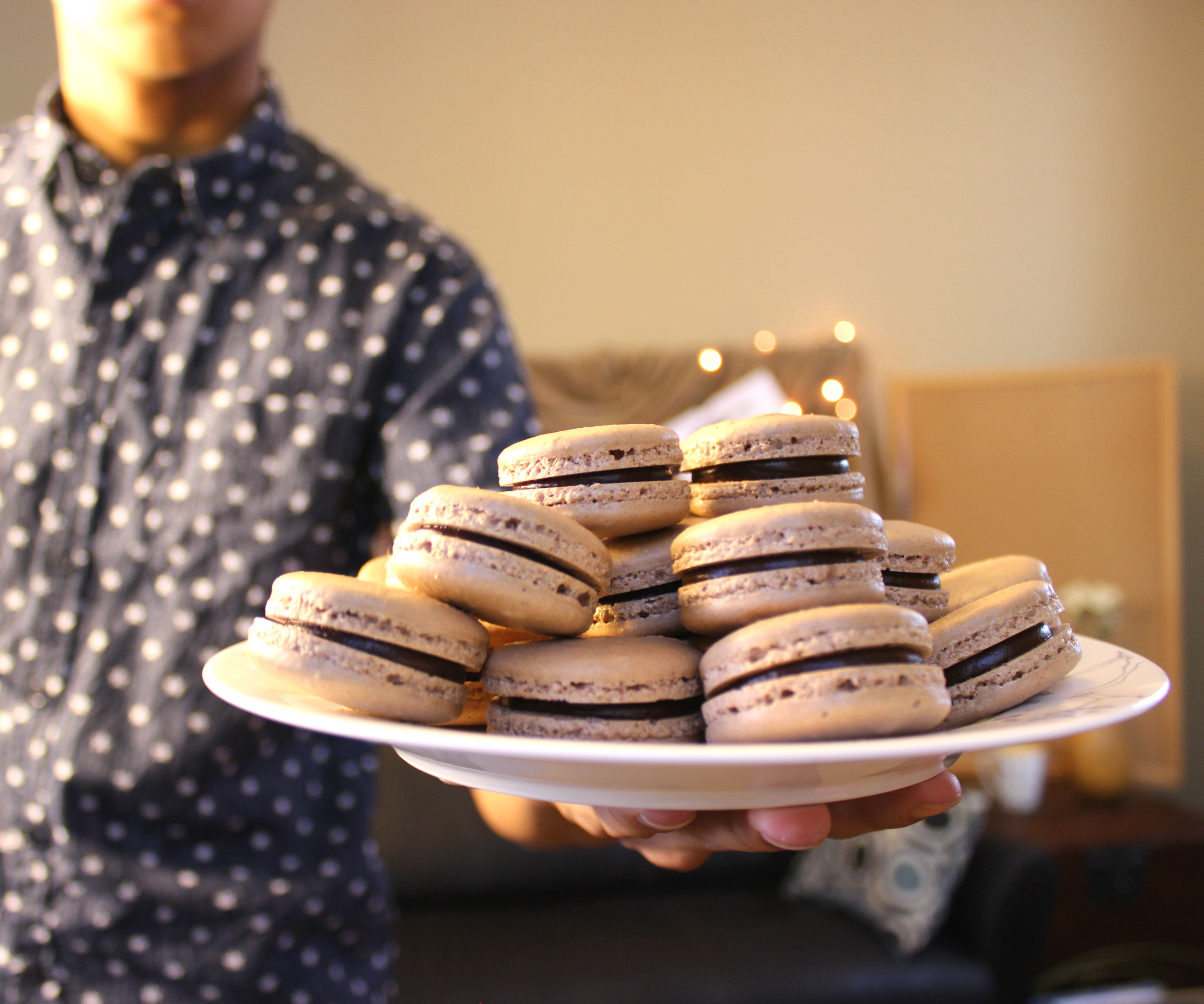 Chocolate Macarons | Josh Pan