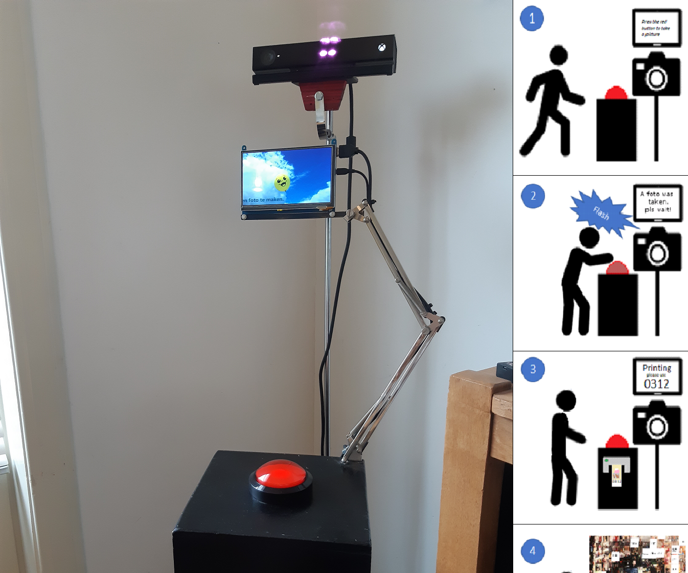 RoboPhoto - a Mosaic Generator for the Public