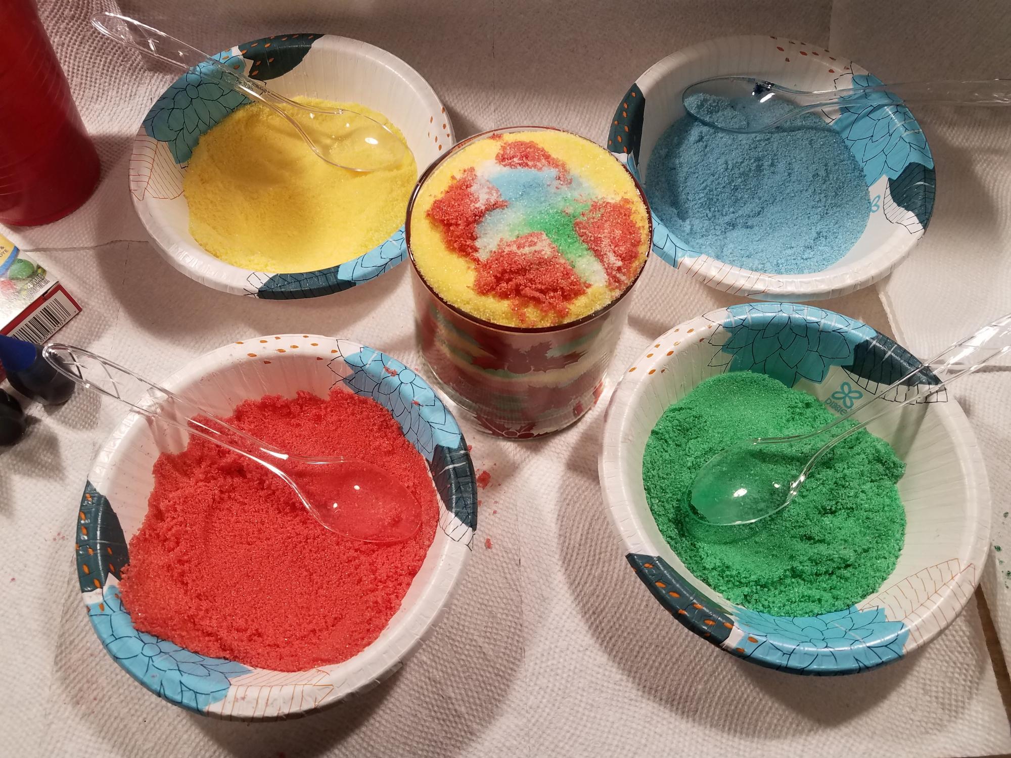 Sugar "Sand" Art - Have Fun With This Simple Project and Get All the Enjoyment of Sand Art in Reusable Sugar Form!