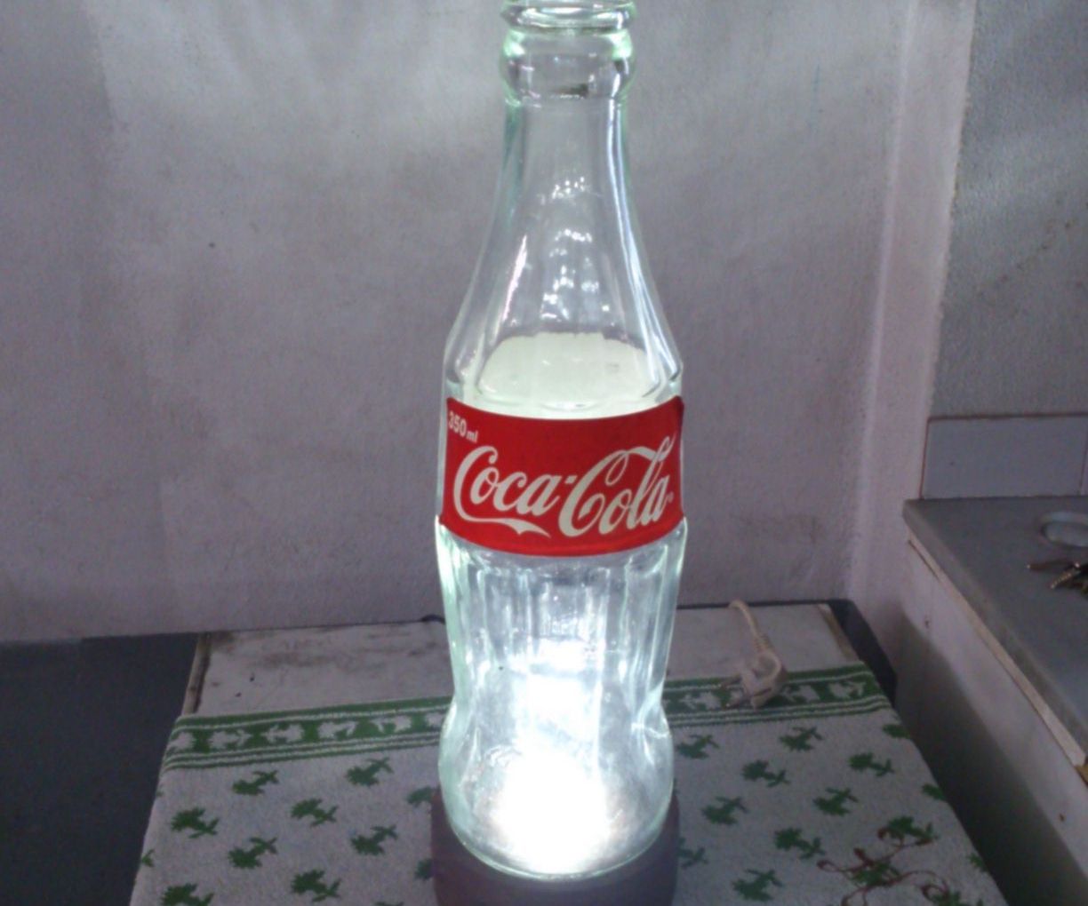 Huge Nuka-Cola style lamp.