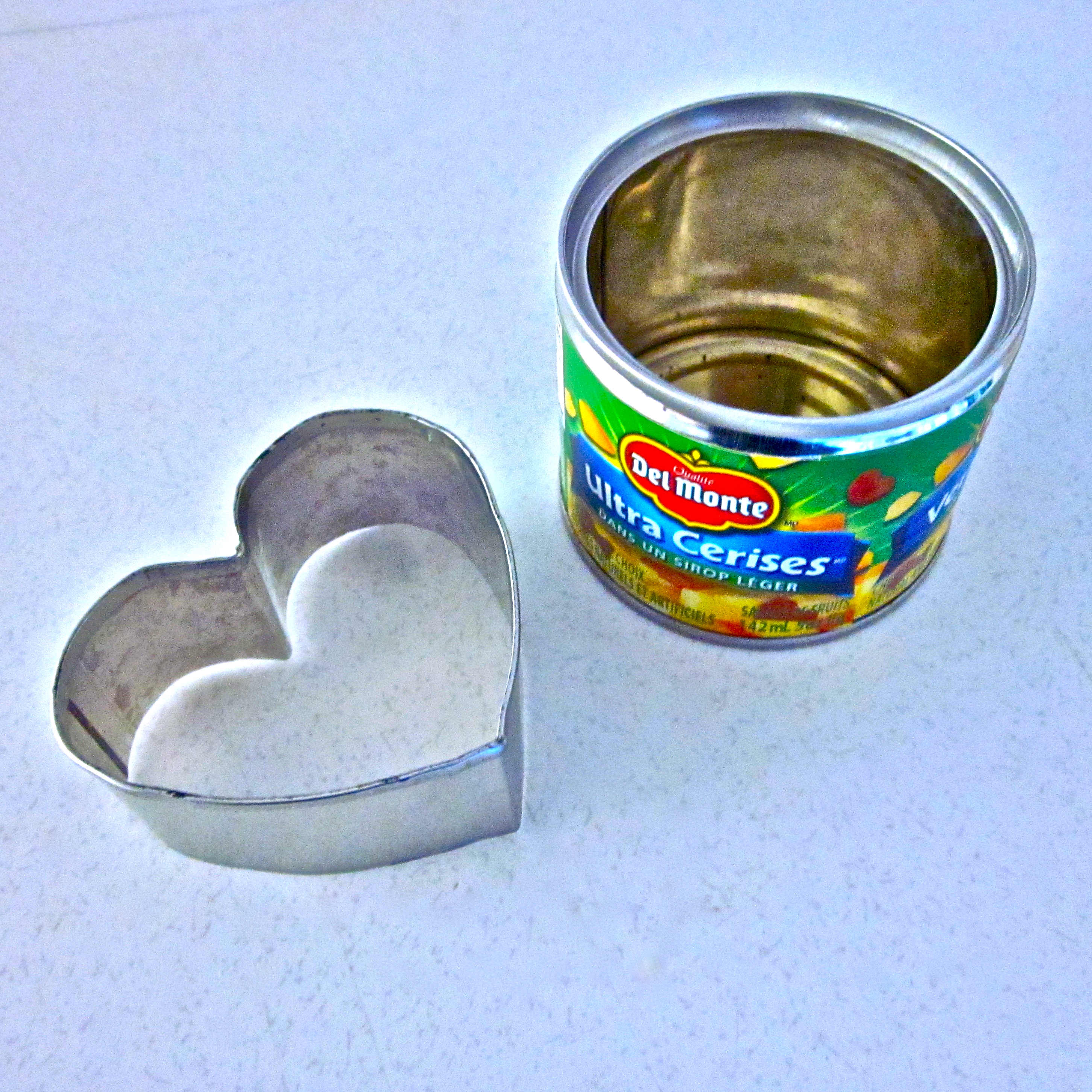 Heart Shaped Cookie Cutter From Tin Can