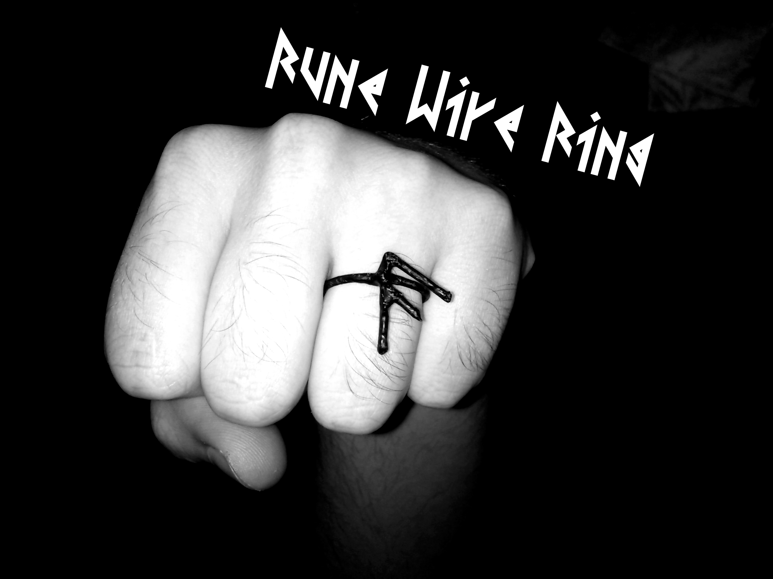 Rune Wire Ring