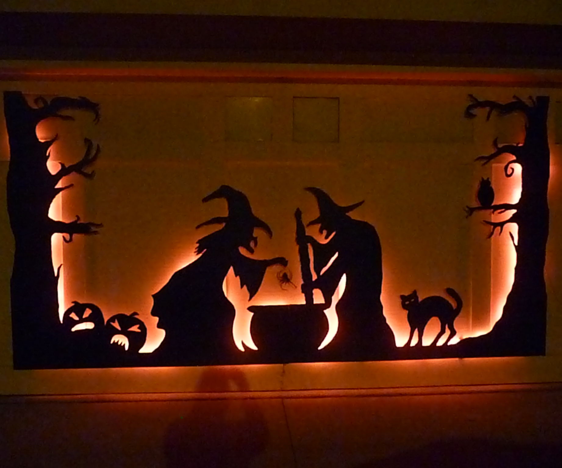 Halloween Garage Door Silhouette