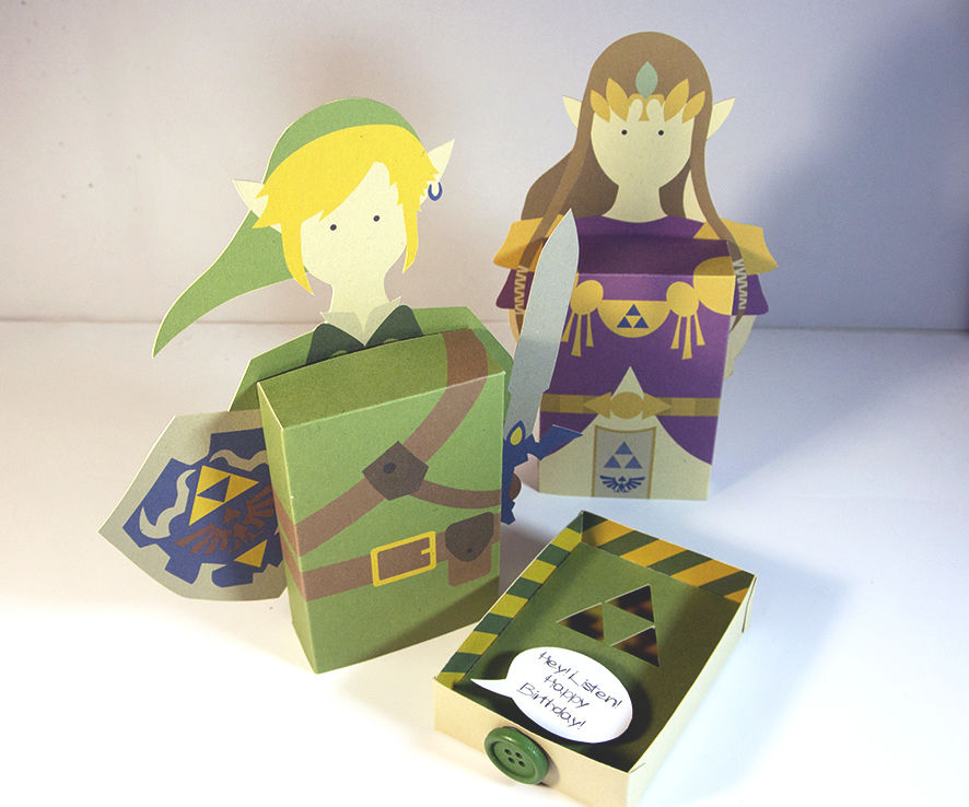 3D Zelda Greeting Card