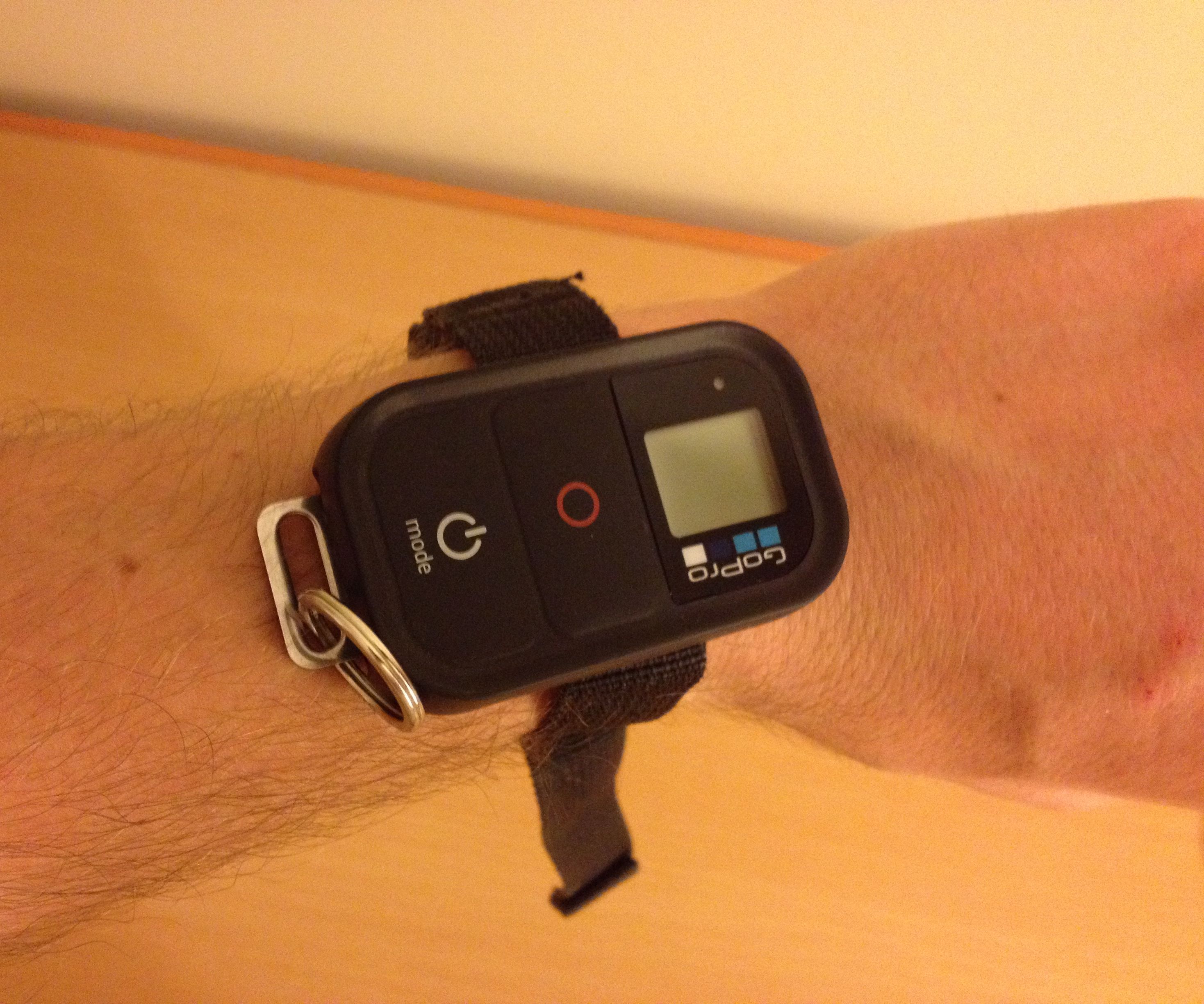 GoPro remote wristband