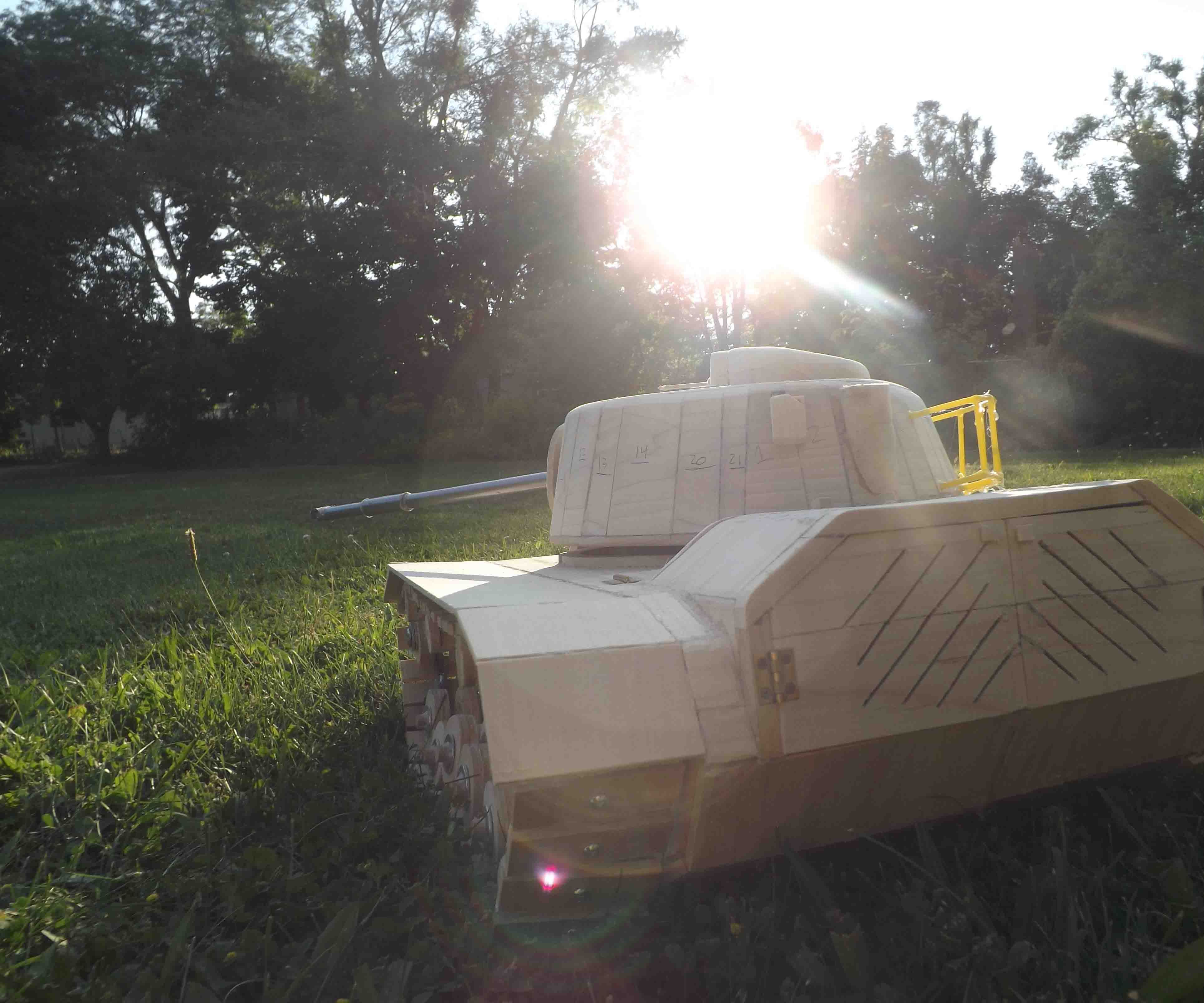 RC M48A3 Patton tank