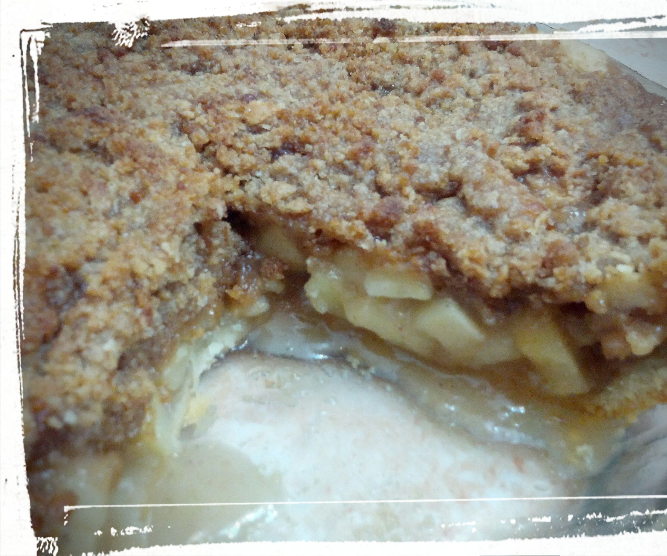 Penultimate Caramel Crumb Apple Pie