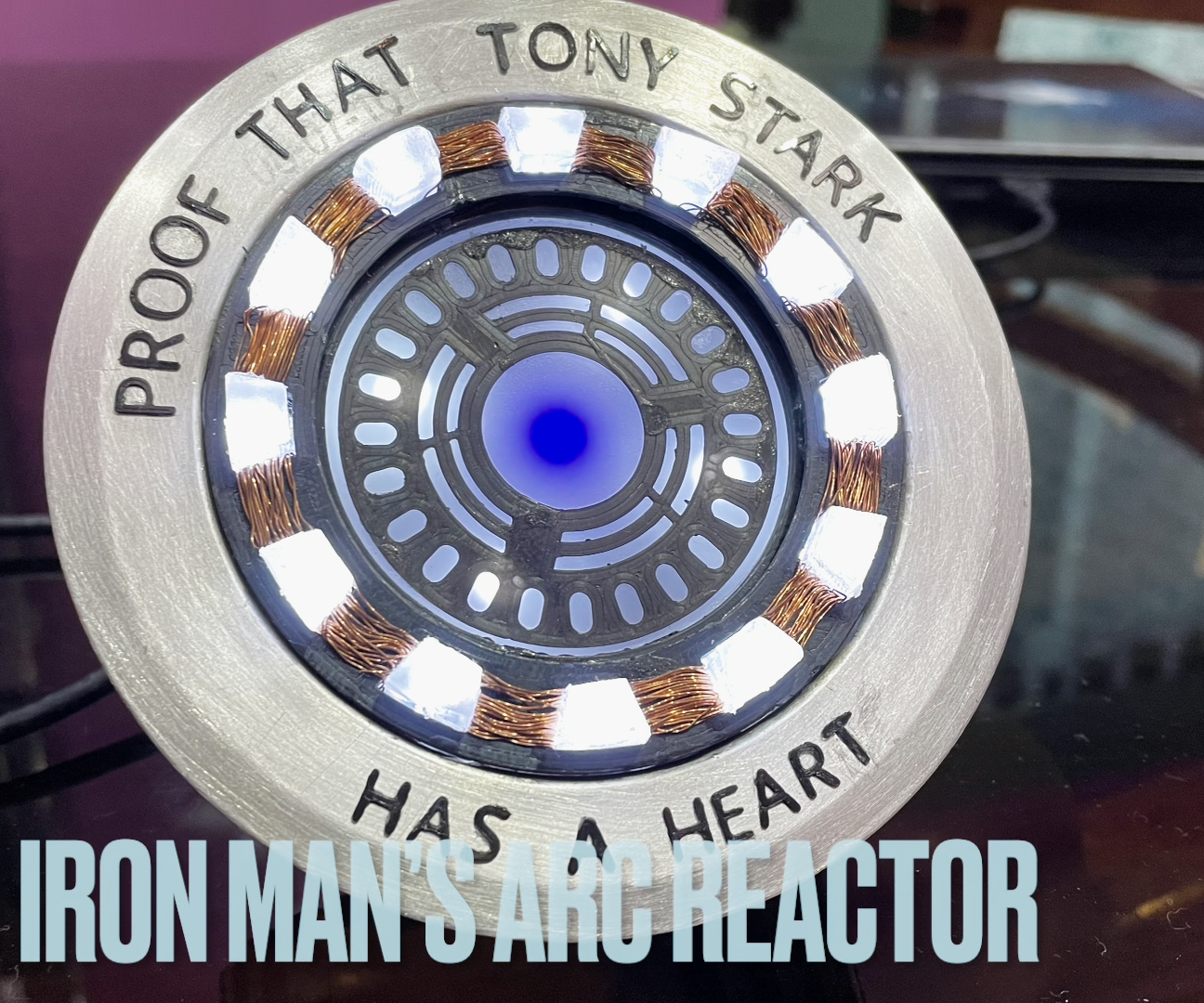 Turning Old Bike Part to Iron Man's Arc Reactor