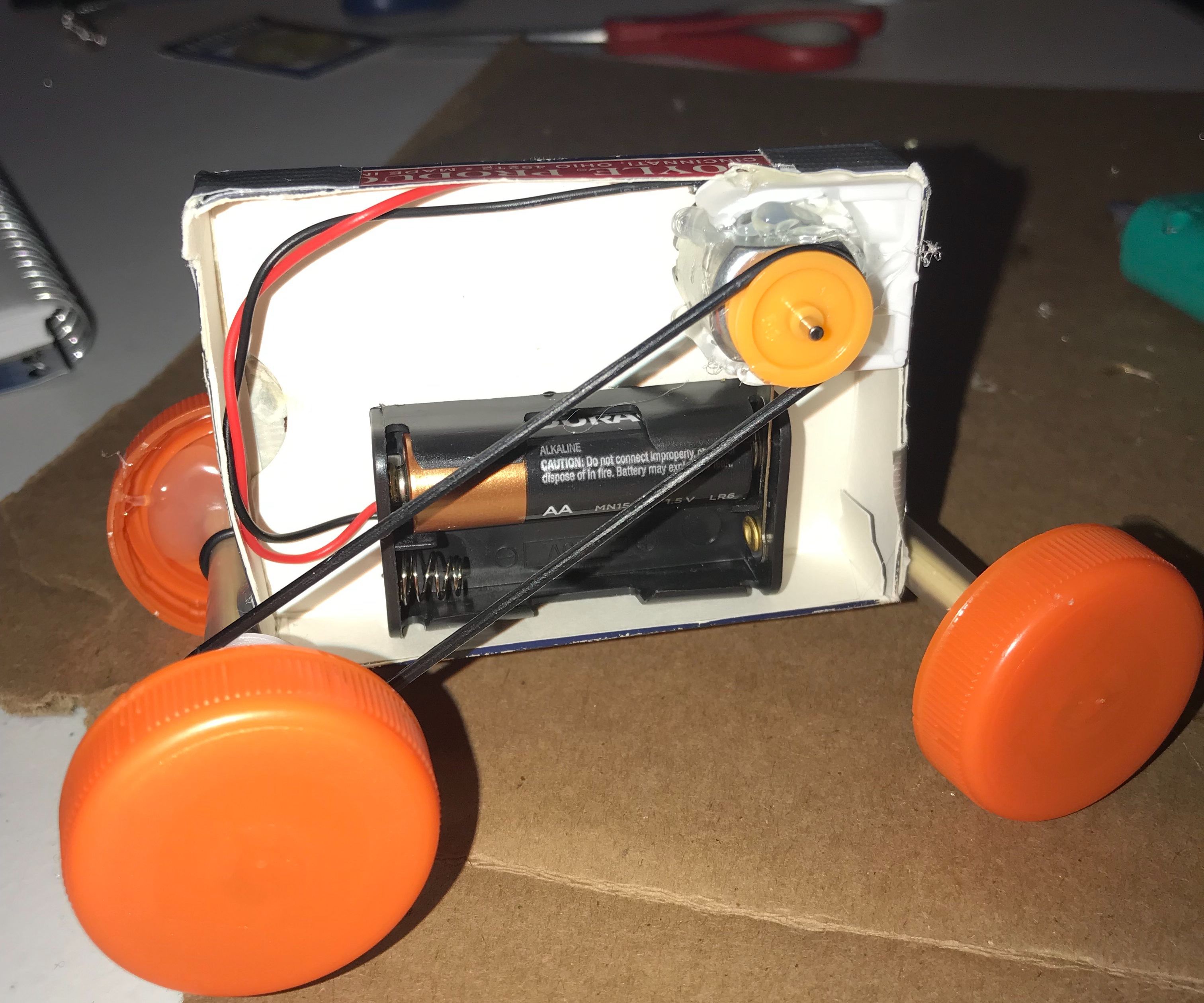 Card Box Toy Car Build 