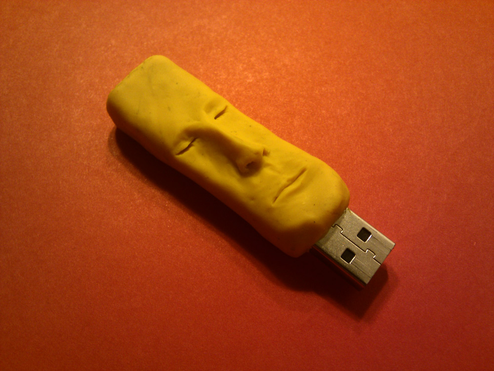 Create a Custom USB drive / Figurine out of Polymer Clay