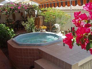Heating a jacuzzi for a dollar a year.