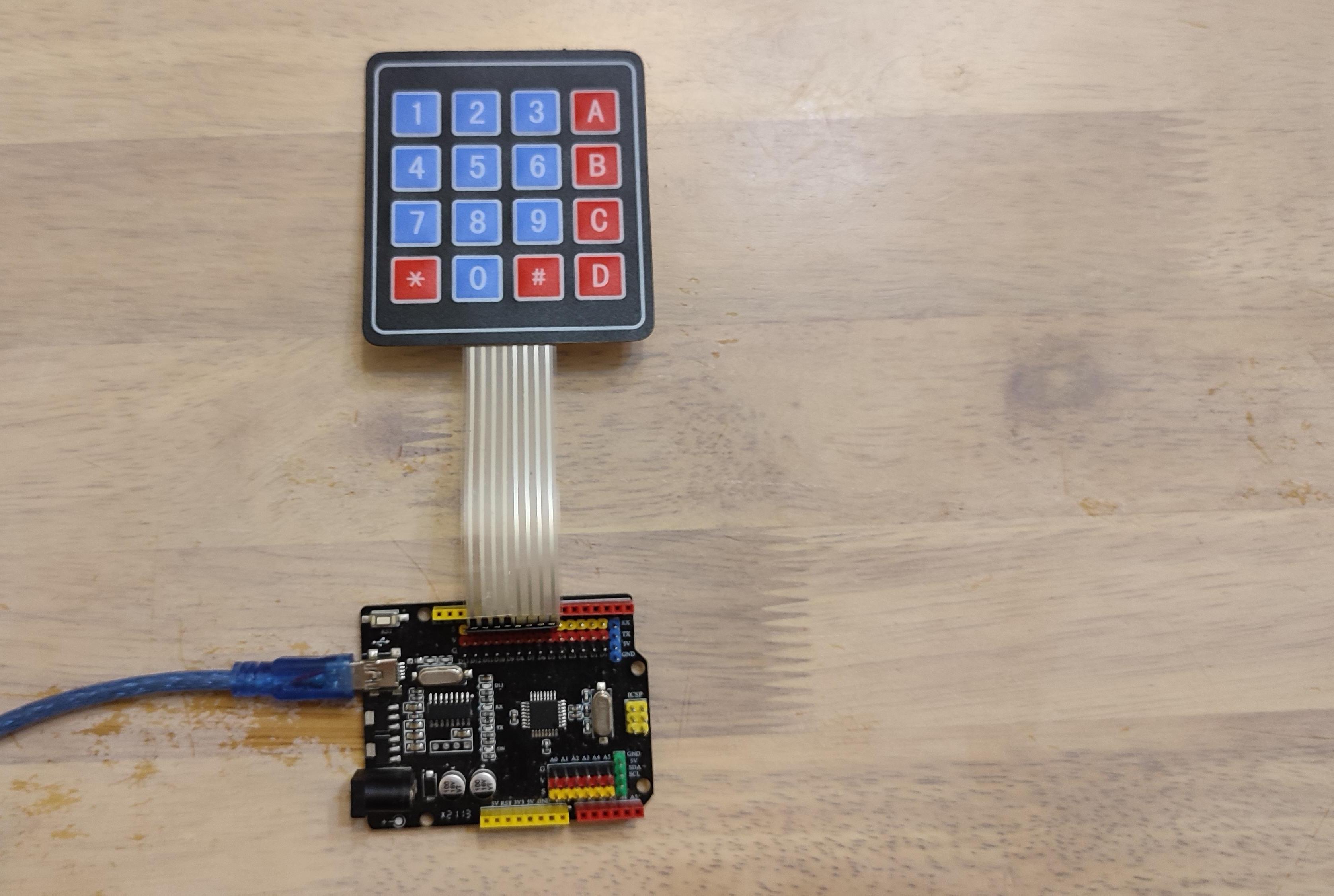 Reading 4x4 Keypad With Arduino UNO