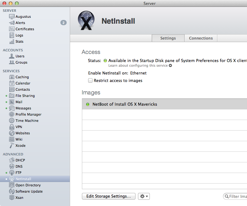 Using Netinstall OS X 10.9 and Others