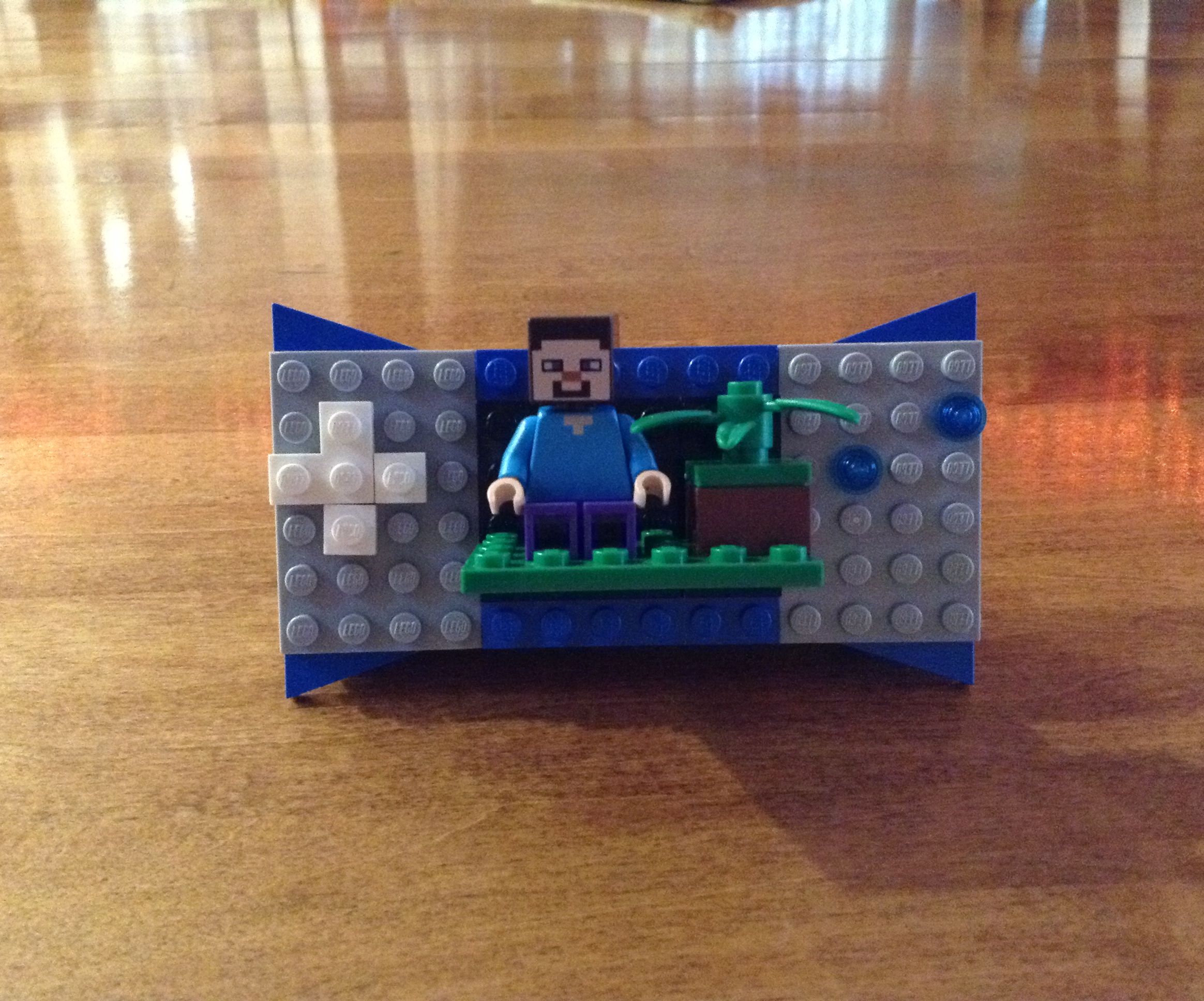 How to Make a Lego Game System Replica Look 3D! 