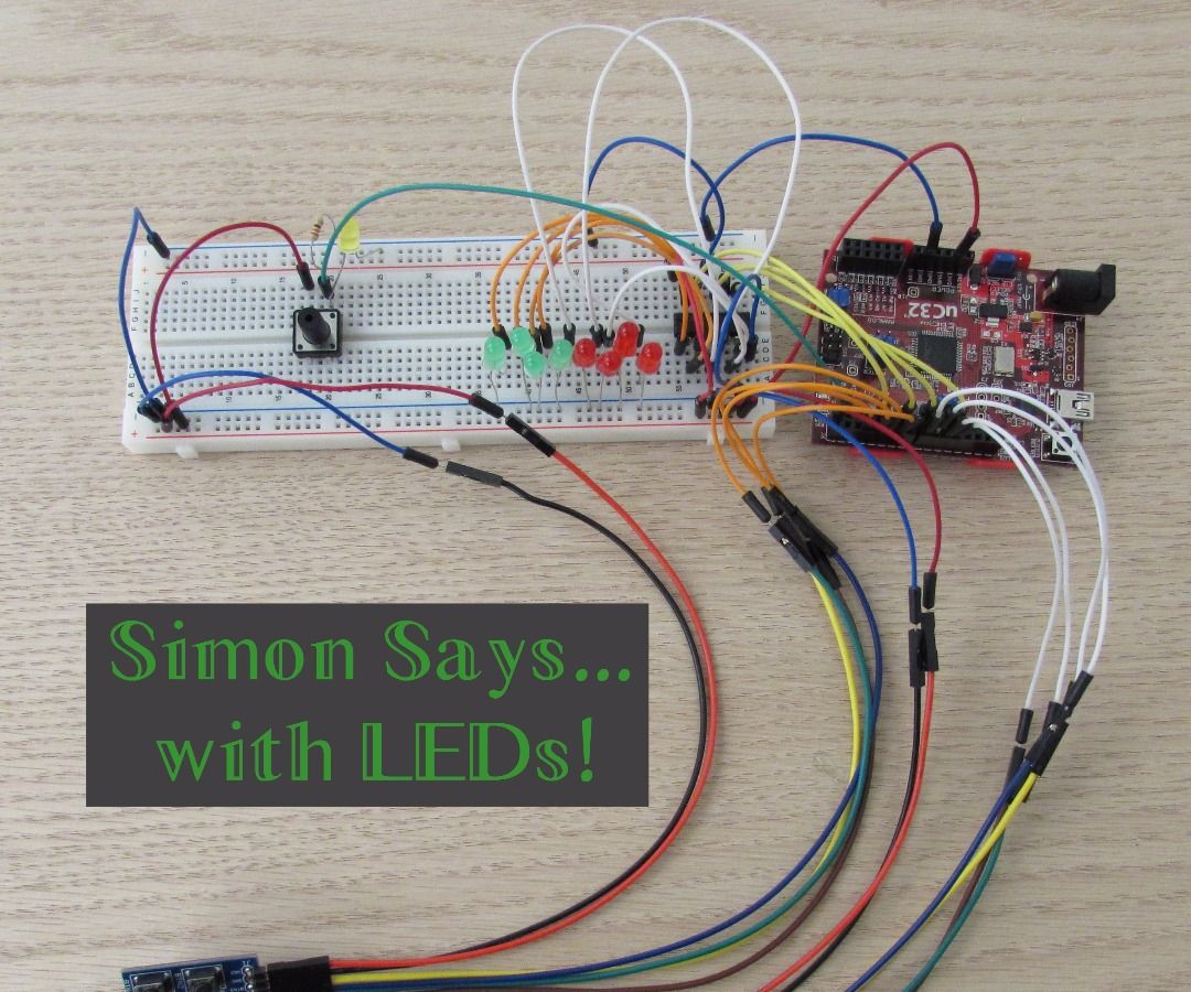 Simon Says With LEDs