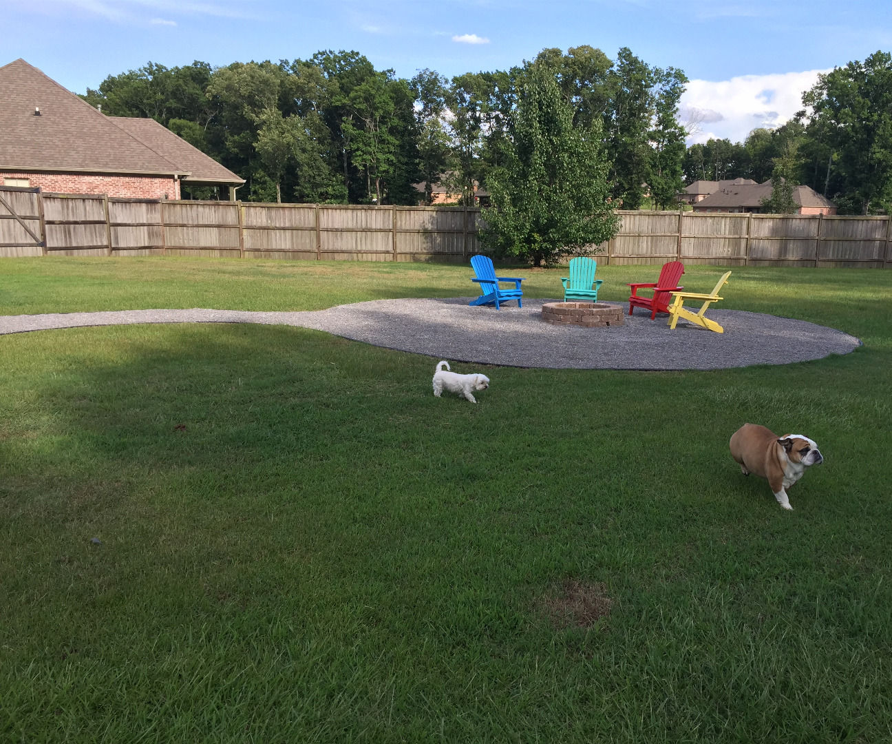 DIY Fire Pit and Seating Area