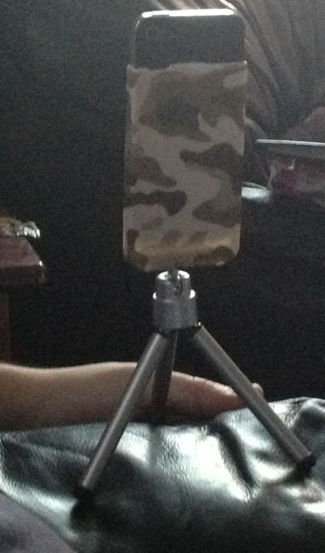 Easy iphone tripod for cheap!