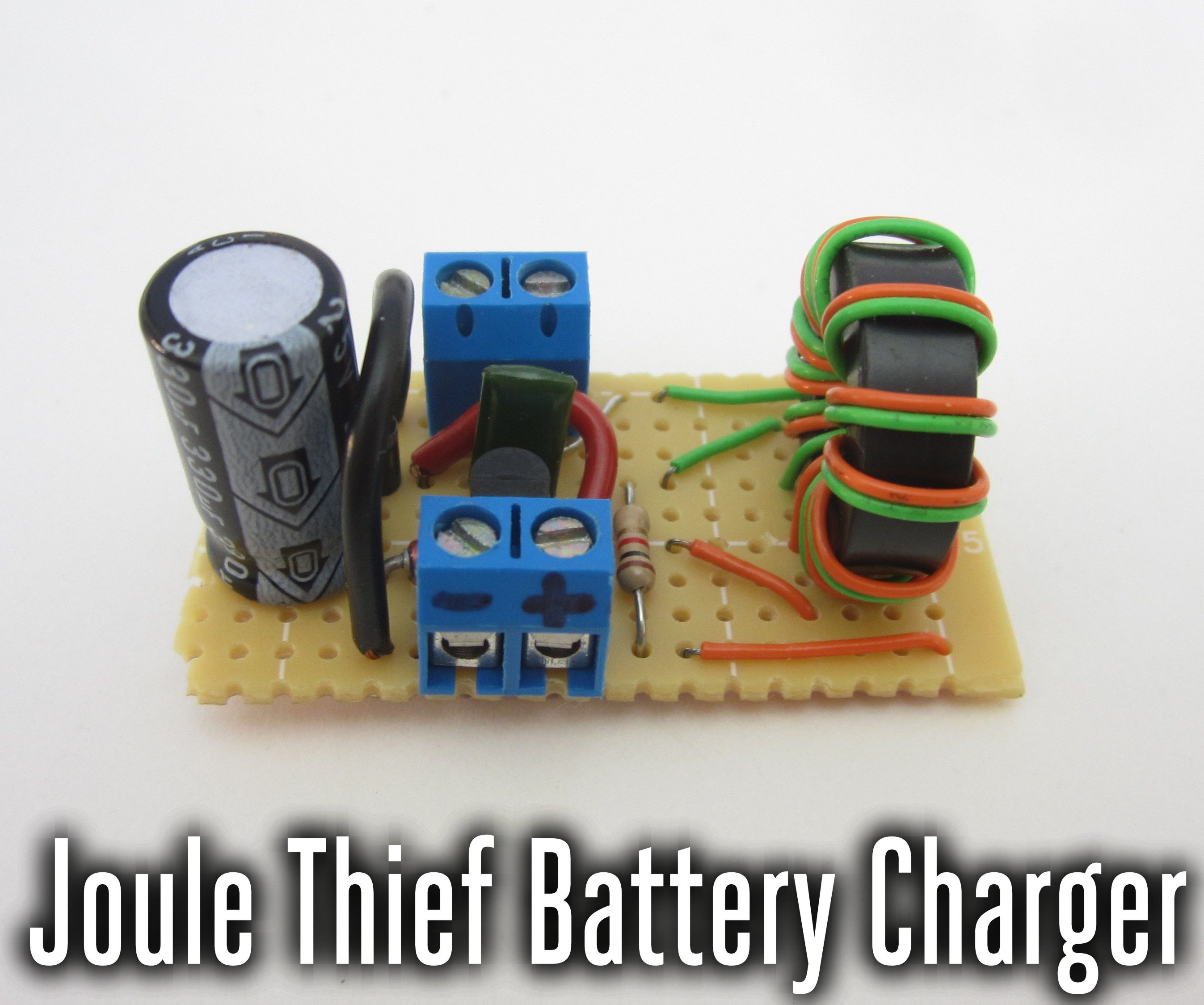 Joule Thief Low Voltage Battery Charger