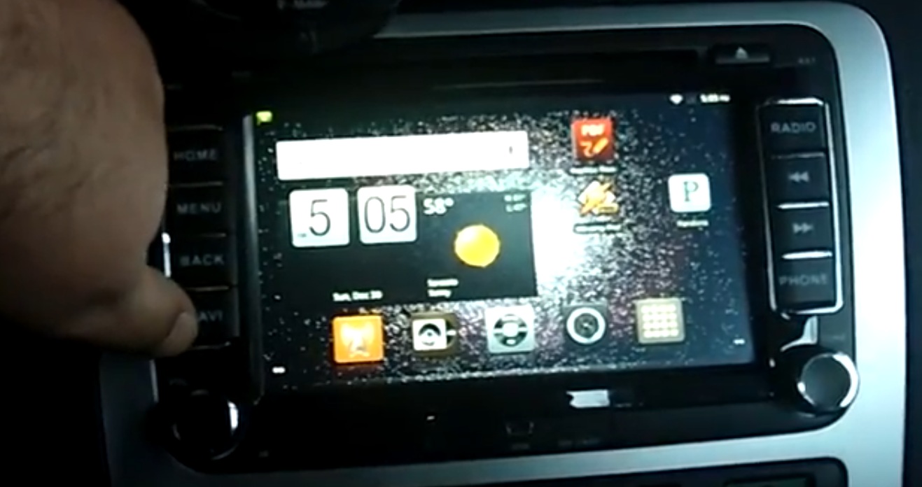 Android car stereo for VW