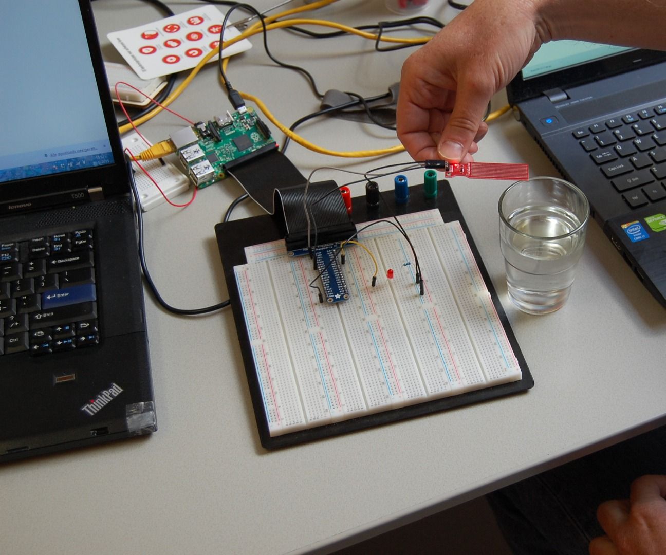 Raspberry Pi 2 Water Alarm With T Cobbler Plus 