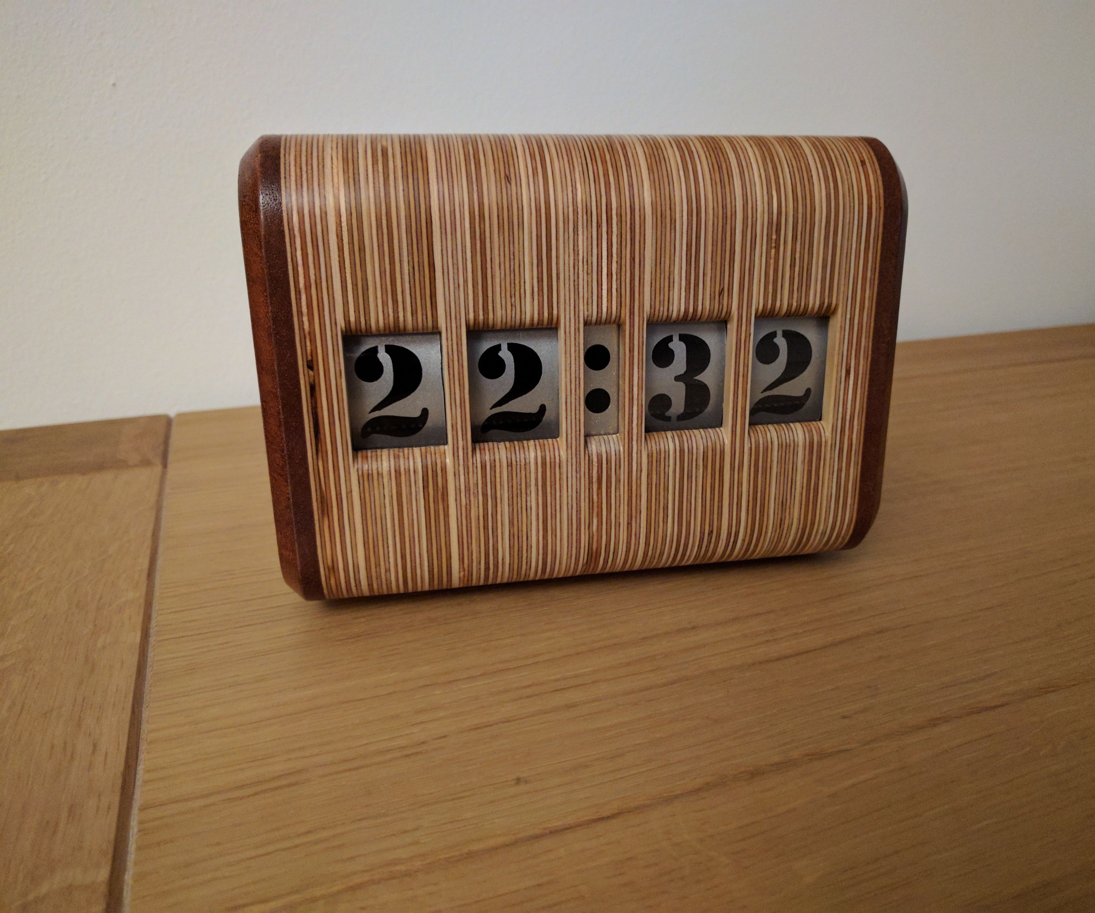Retro digital clock