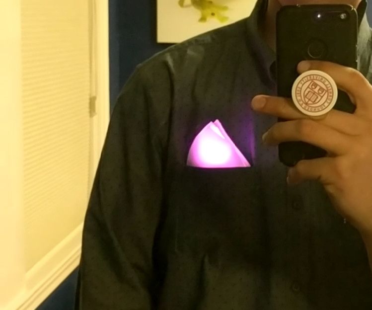 Glowing Pocket Square