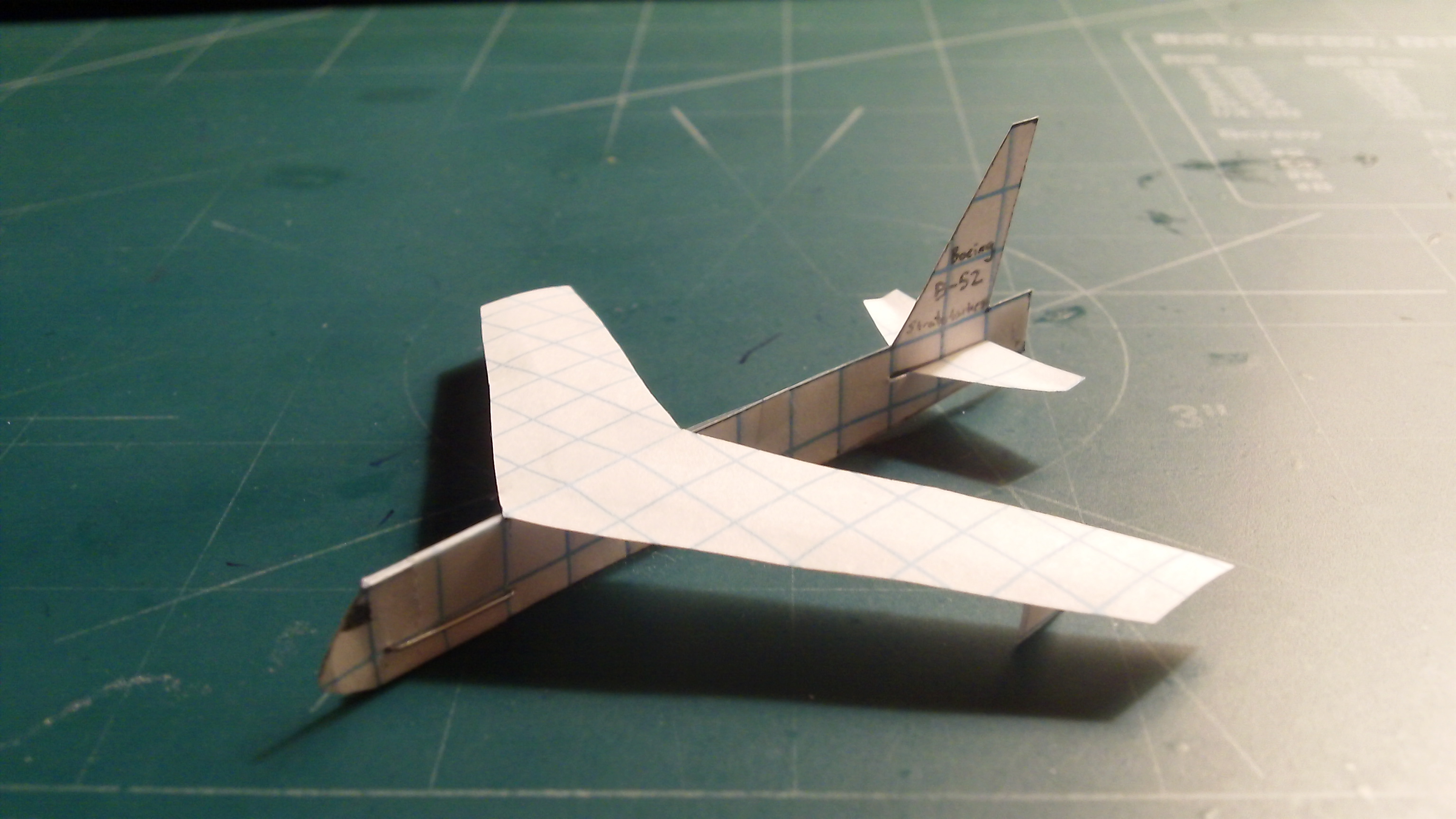 How to Make the Boeing B-52 Stratofortress Paper Airplane