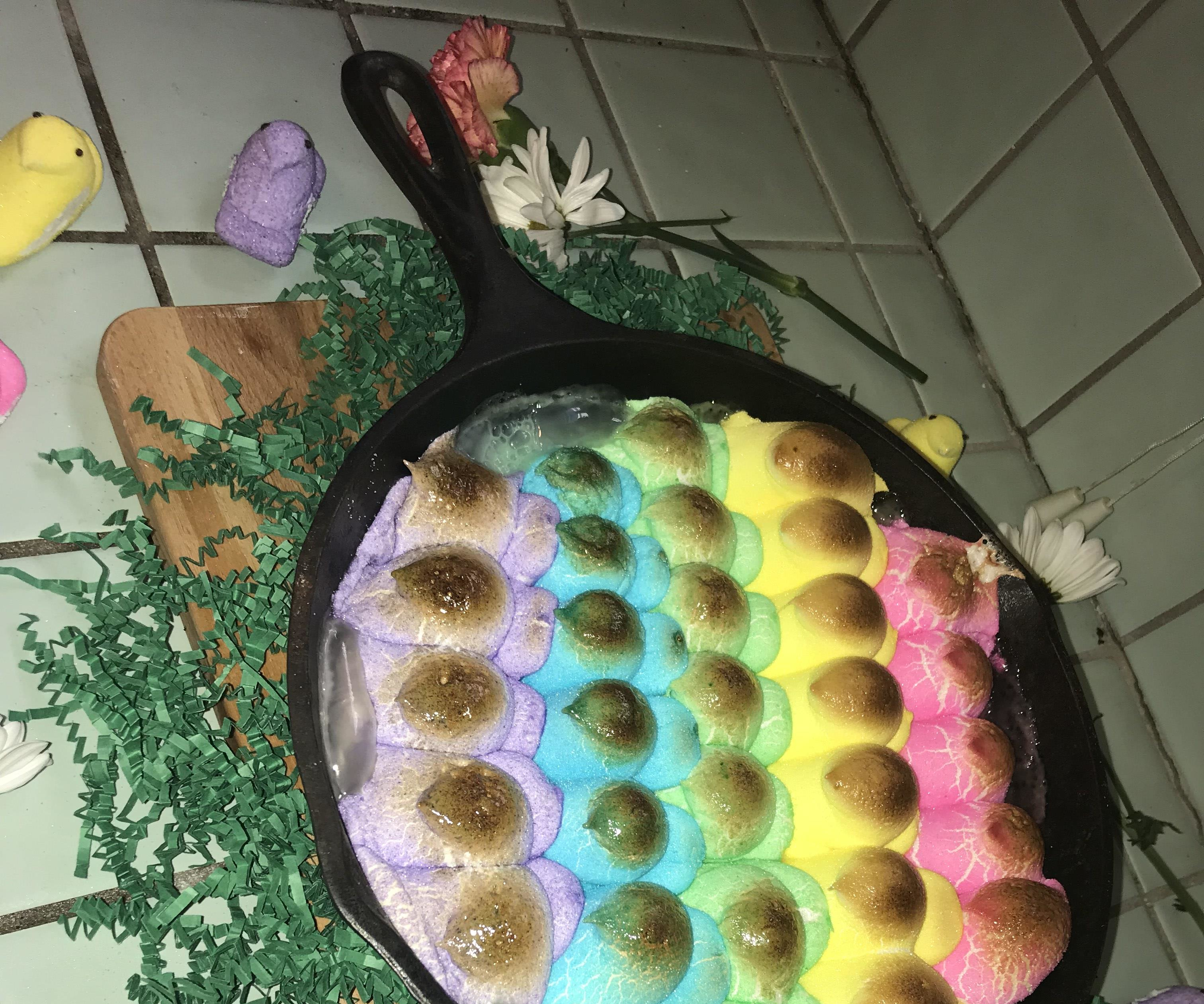 Easter Peeps S'mores Dip