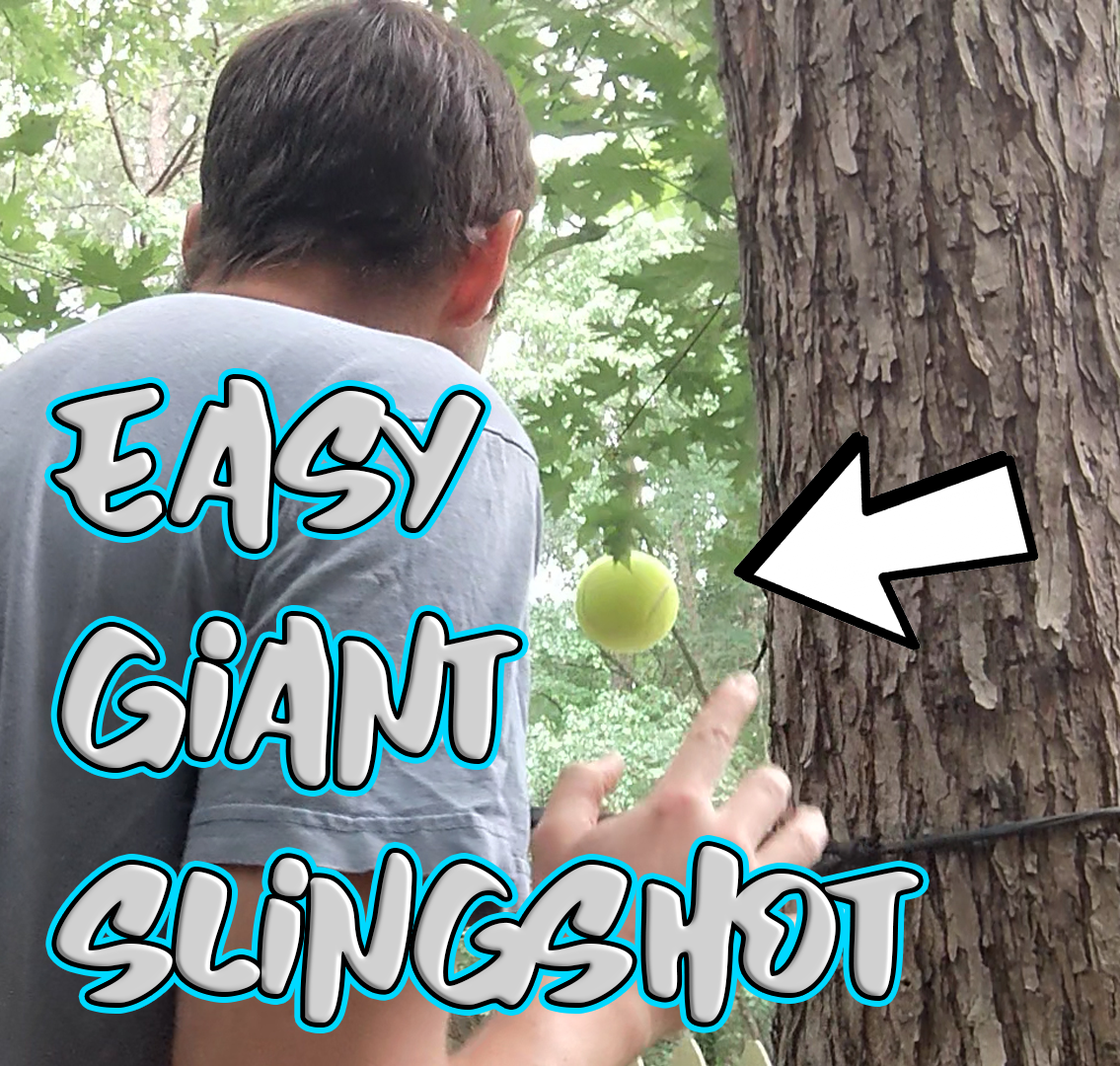How to Make a Super Easy Giant Slingshot