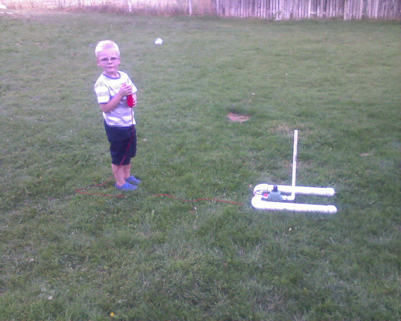 paper and soda bottle rocket launcher