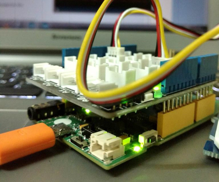 Sensor Value Triggered SMS Alert Using LinkitOne