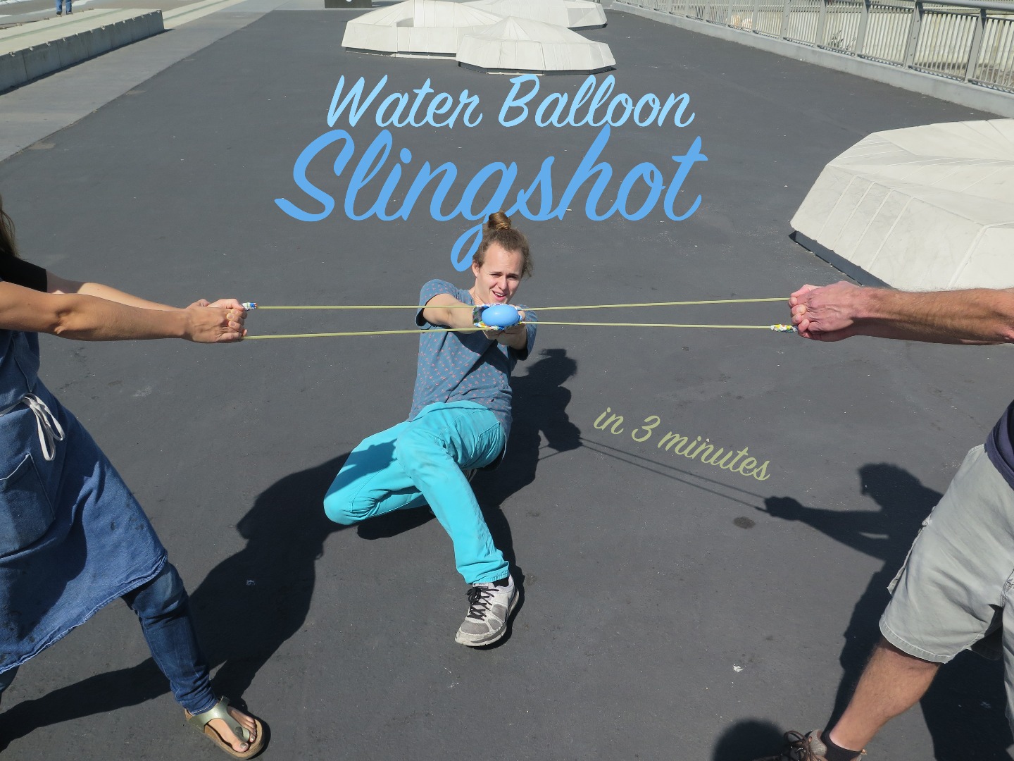 Water Balloon Slingshot (in 3 Minutes)