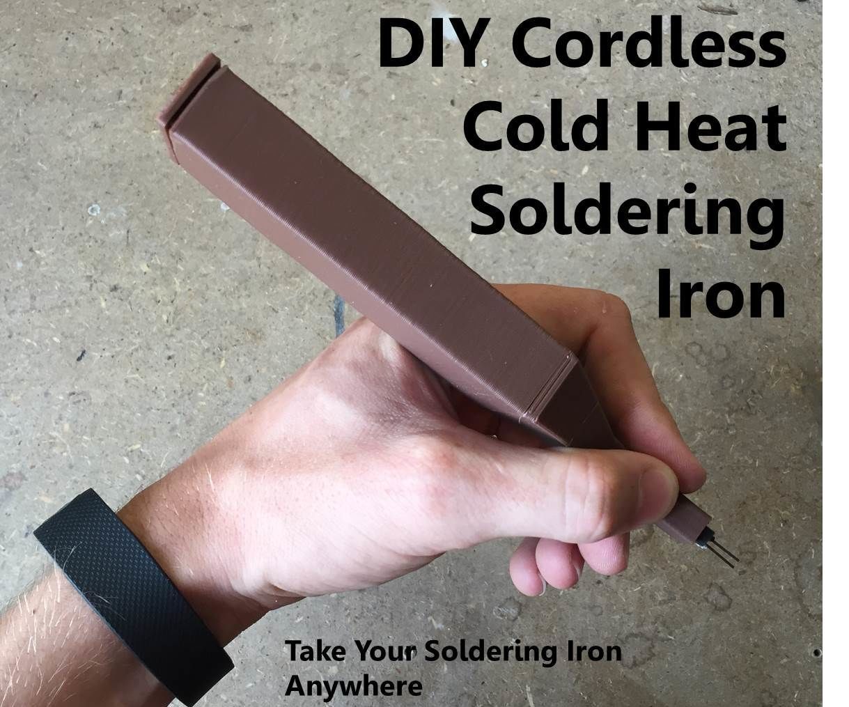 DIY Cordless Cold Heat Soldering Iron