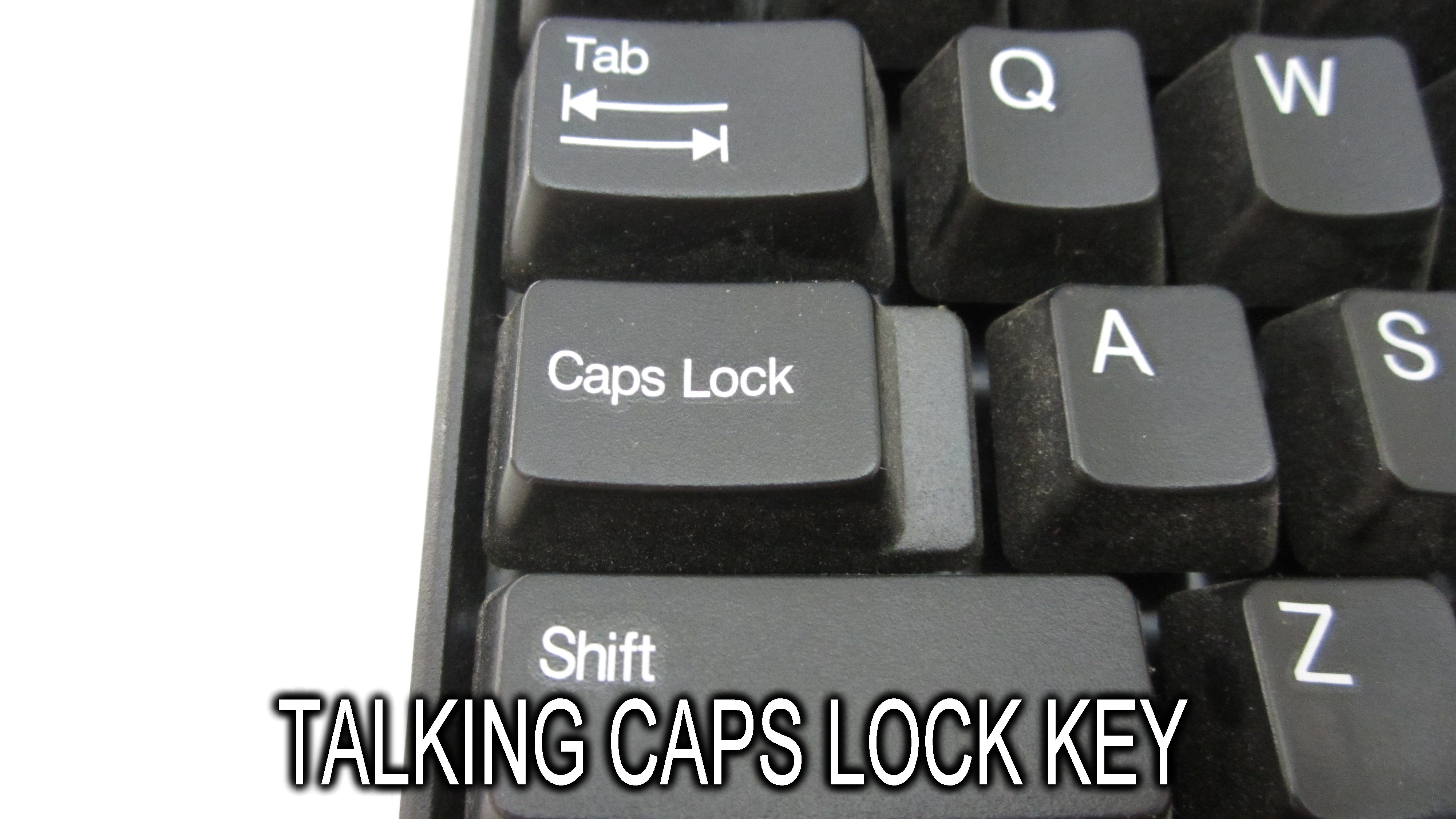 Talking Caps Lock Key Prank
