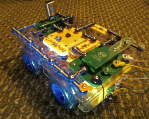 Dance Dance Roverbot! Build a Light Activated Dancing Snap Circuits Programmable Robot.