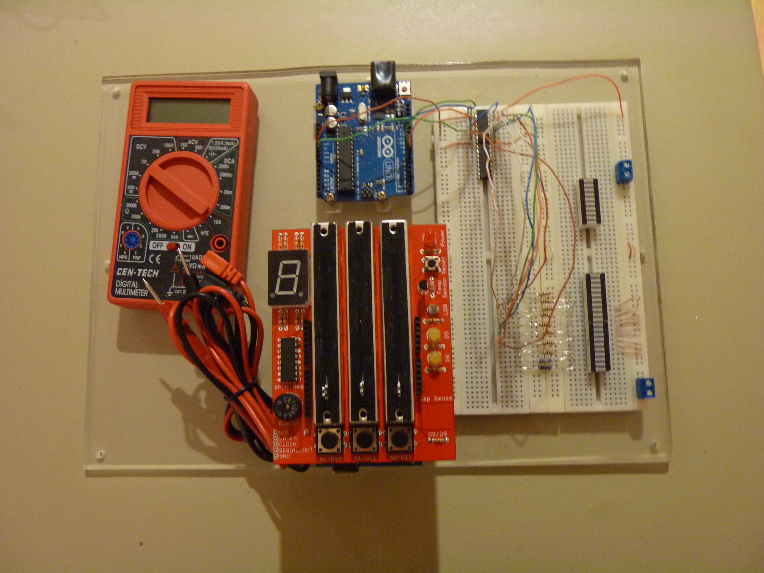 Arduino-Plex: Plexiglass Arduino Work Surface
