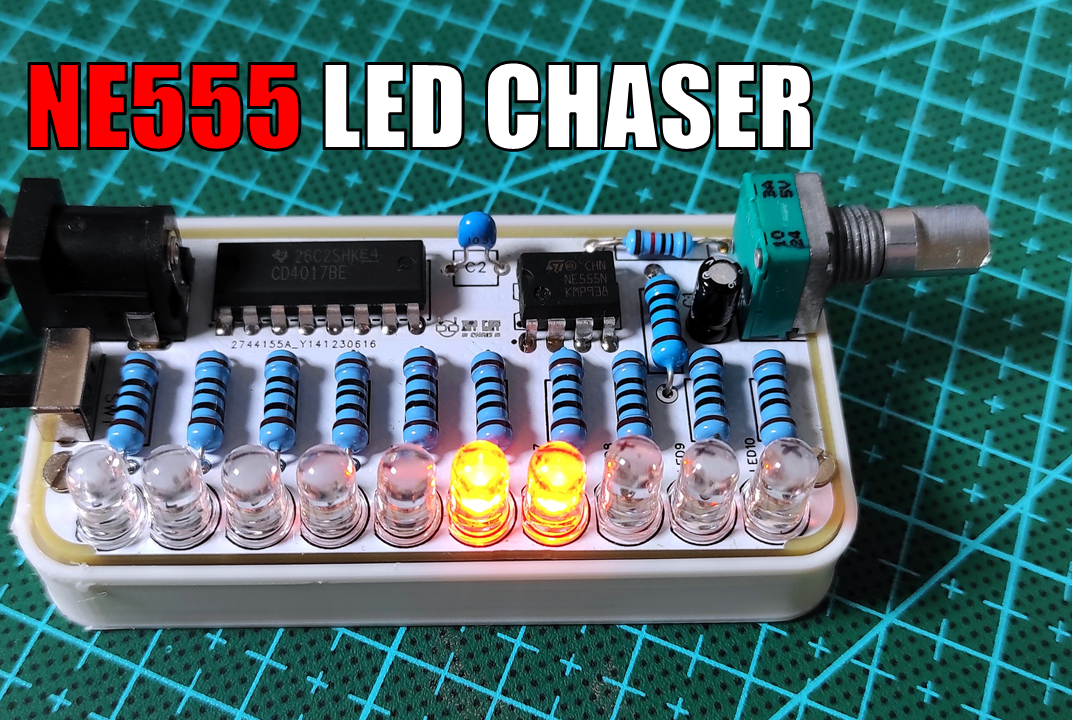 DIY LED Light Chaser Circuit: Create Mesmerizing Light Animations